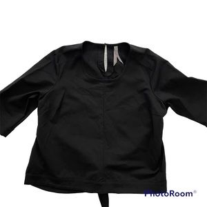 Melissa McCarthy Seven7 New Without Tags Top Black with Tie in the Back 3X